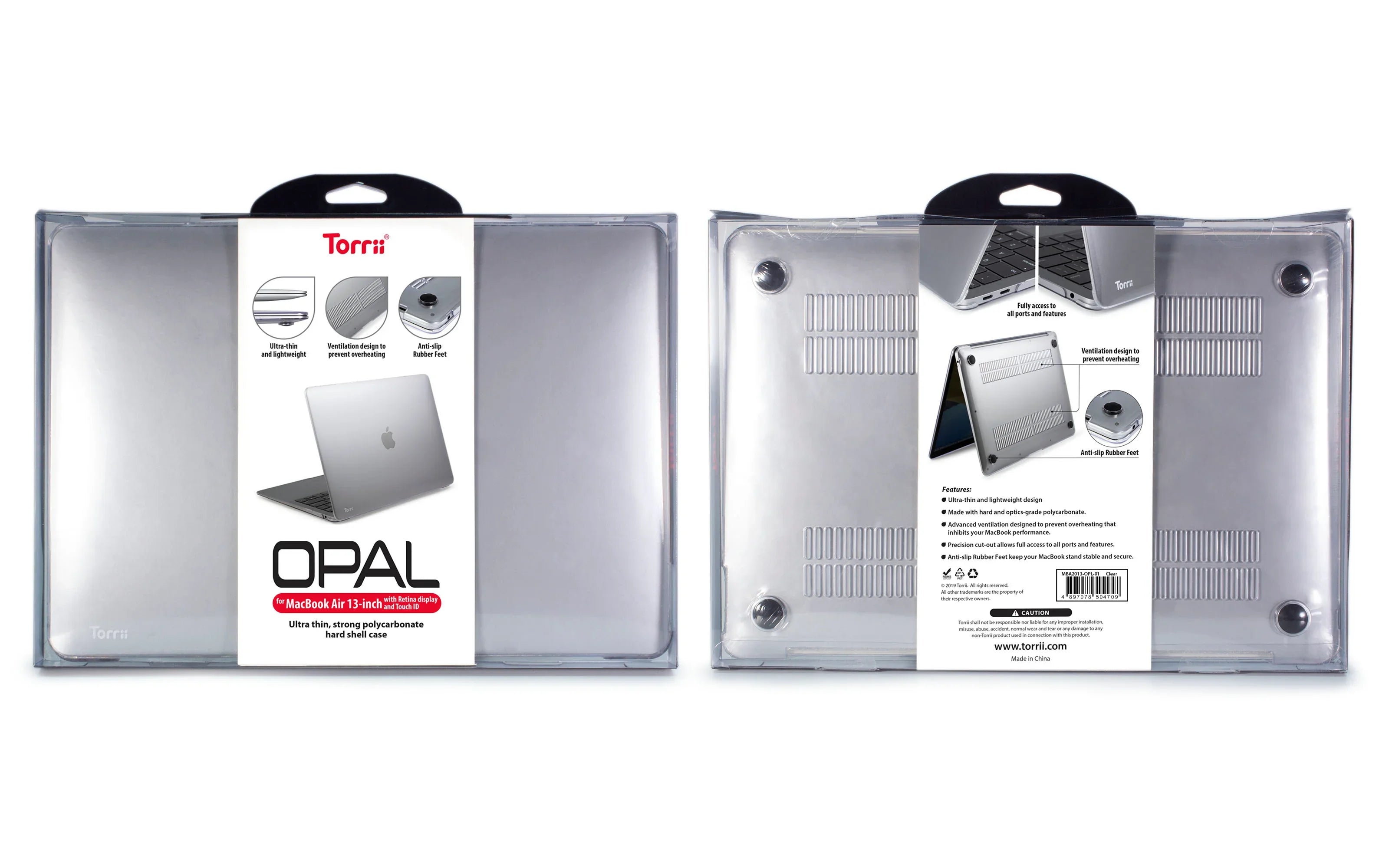Torrii Opal Series Case For Macbook Air 13-Inch 2020 - Clear - Tashqila Torrii Opal Series Case For Macbook Air 13-Inch 2020 - Clear - Tashqila